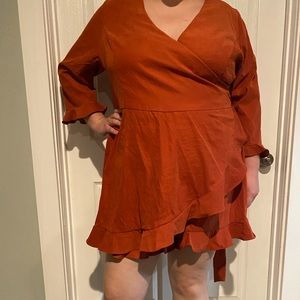 NWT city chic red romper